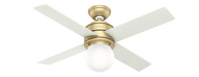 Vintage Brass Ceiling Fans With Lights Or Without