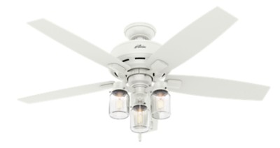 Lincoln With 3 Led Lights 52 Inch Ceiling Fan Hunter Fan
