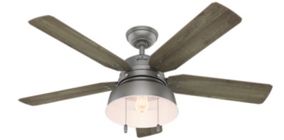 Hunter Mill Valley Outdoor with Light 52 inch Ceiling Fan