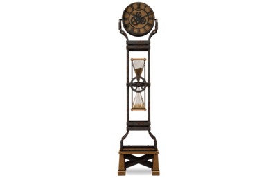Hourglass Floor Clock