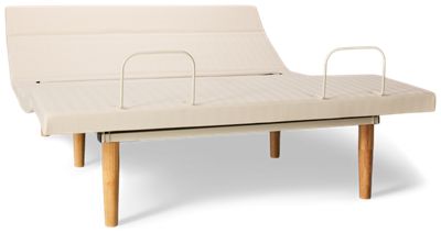 Avocado Plus Adjustable Power Base - Lumbar Support - Massage - Underbed Lighting - Anti-Snore & Zero Gravity Presets - Organic Cotton - 3 Height Options