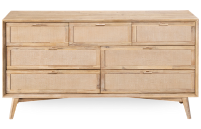 Andes 7 Drawer Double Dresser