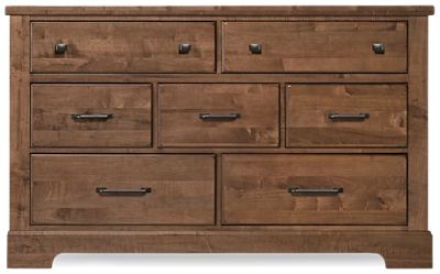 Cool Rustic 7 Drawer Dresser