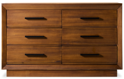 Diamond 6 Drawer Dresser