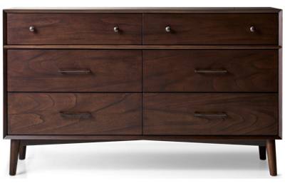 American Modern 6 Drawer Dresser