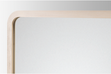 Drake Mirror - Wire Brushed Wood - Beveled Glass