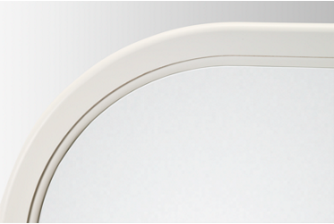 Pure Maple Arched Mirror - Solid American Maple - Molded Wood Frame - Beveled Glass