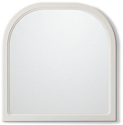 Pure Maple Arched Mirror - Solid American Maple - Molded Wood Frame - Beveled Glass