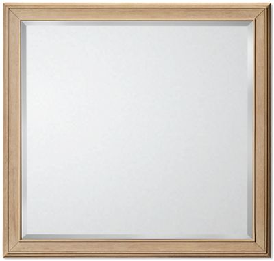 Carmella Mirror - Molded Wood Frame - Beveled Glass - Coastal Cottage