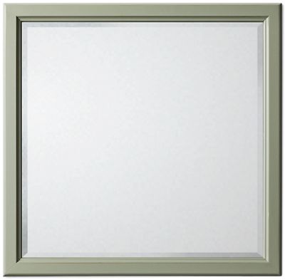 Pure Maple Landscape Mirror - Solid American Maple - Molded Wood Frame - Beveled Glass