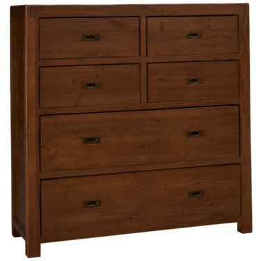 Four Hands Post And Rail Four Hands Post And Rail 6 Drawer Tallboy