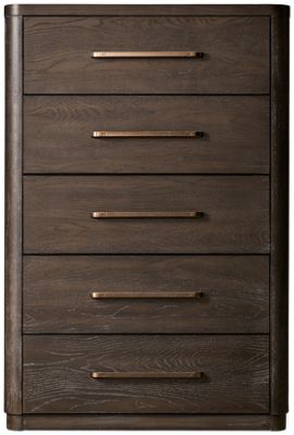 Sunset 5 Drawer Chest - Mid-Century Modern Style - Versatile Finish
