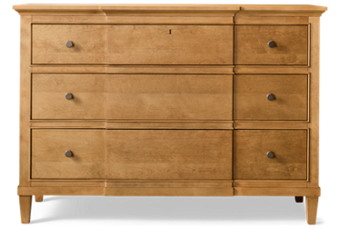 Birchaven 3 Drawer Chest - Classic Style - Soft Closing Drawers - Sleek Molded Edges