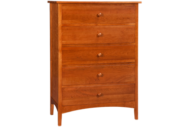 Cherry Garden 5 Drawer Lift Top Chest