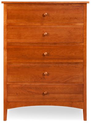 Cherry Garden 5 Drawer Lift Top Chest