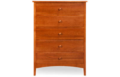 Cherry Garden 5 Drawer Lift Top Chest