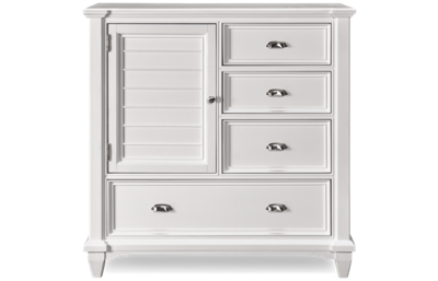 Hilton 4 Drawer 1 Door Gentleman's Chest