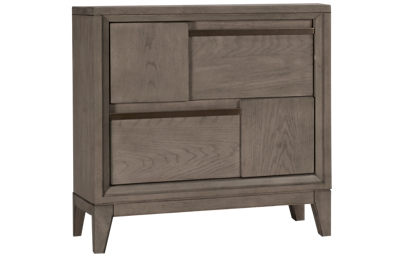 Geometry 2 Drawer Nightstand