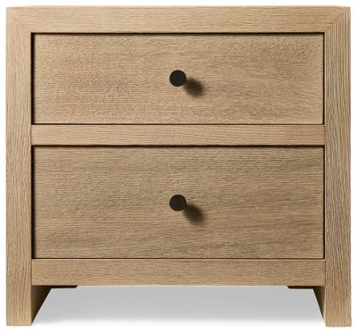 Coastal Living Dockside Nightstand - Two English Dovetail Drawers - Metal Knobs -  USB Ports & Plug Outlets