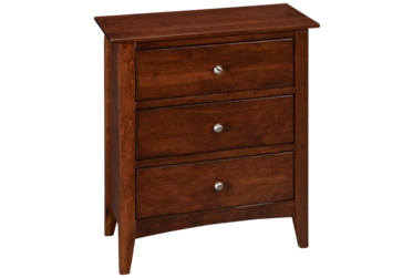 Arches 3 Drawer Nightstand