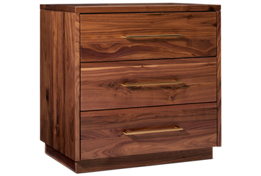 London 3 Drawer Nightstand