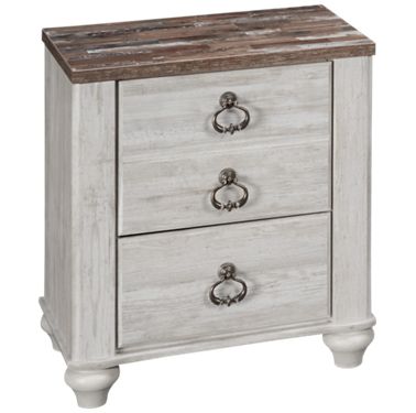 Ashley Willowton Ashley Willowton 2 Drawer Nightstand Jordan S Furniture