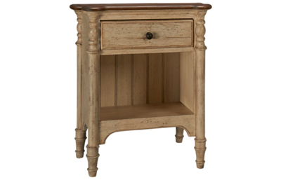Weatherford 1 Drawer Open Nightstand