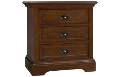 Tamarack 3 Drawer Nightstand