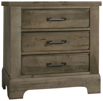 Cool Rustic 3 Drawer Nightstand