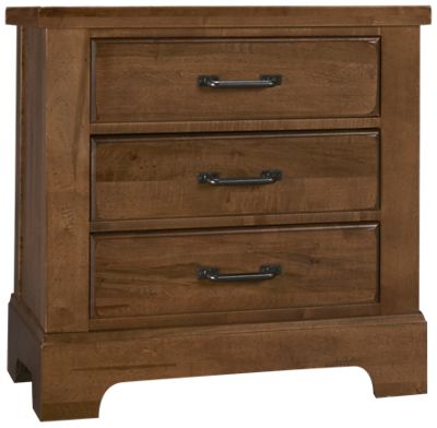 Cool Rustic 3 Drawer Nightstand