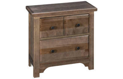 Cool Farmhouse 2 Drawer Nightstand
