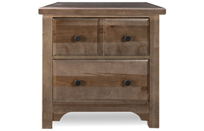 Cool Farmhouse 2 Drawer Nightstand