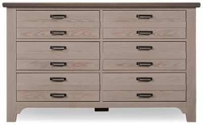 Bungalow 6 Drawer Double Dresser