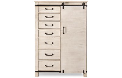 Chesters Mill 7 Drawer Chest with Sliding Door