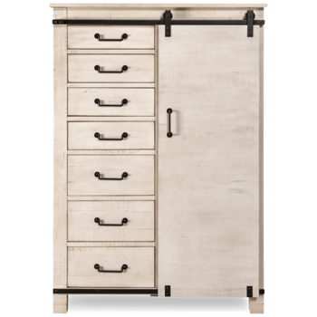 Chesters Mill 7 Drawer Chest with Sliding Door