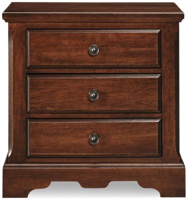 Heritage 3 Drawer Nightstand