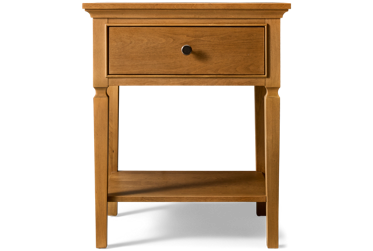 Birchaven 1 Drawer Nightstand - Classic Style - Soft-Closing Drawer - Open Bottom Shelf