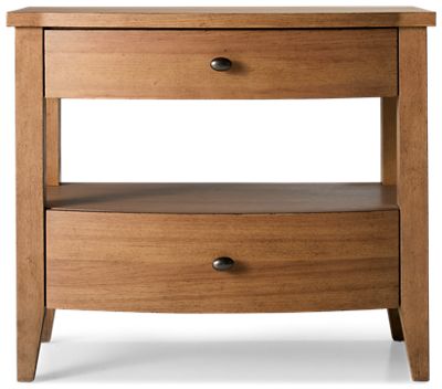 TY Today 2 Drawer Open Nightstand