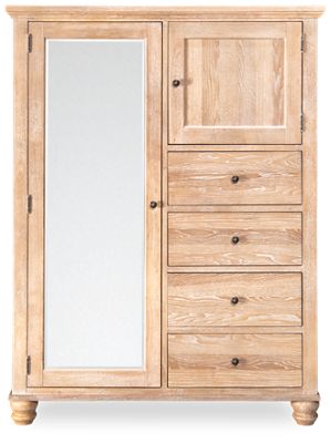 Arbury Chifforobe - Durable Hardwood Construction - Classic Design