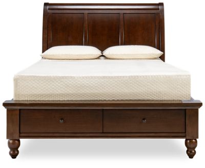 Cambridge Queen Sleigh Platform Storage Bed