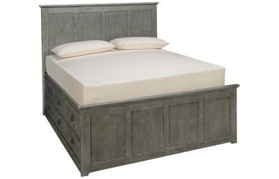 Oak Park Queen Panel Bed with Storage