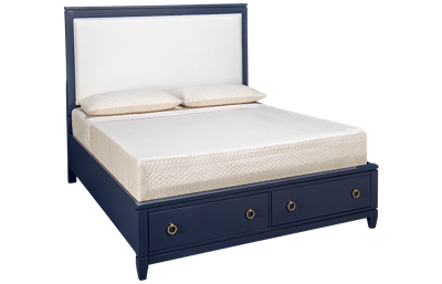 Summerland Queen Upholstered Storage Bed