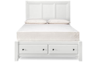 Cool Farmhouse Queen Panel Storage Bed
