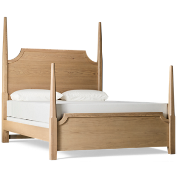 Tide & Timber Queen Pencil Poster Bed