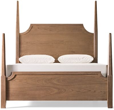 Tide & Timber Queen Pencil Poster Bed