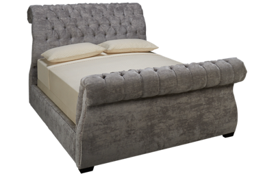 Jonathan Louis Malena Queen Upholstered Sleigh Bed with Nailhead