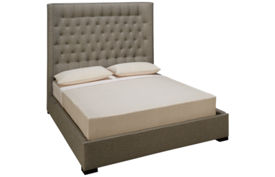 carly jonathan louis bed upholstered king queen