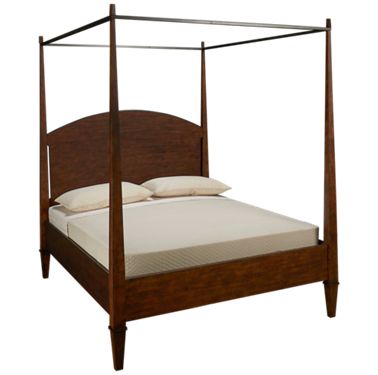 Klaussner Home Furnishings Trisha Yearwood Home Queen Canopy Poster Bed