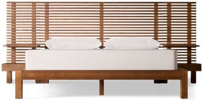 Tanner Queen Slat Wall Bed with Nightstands