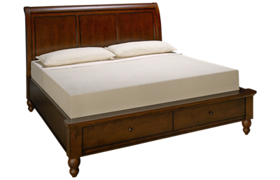 Cambridge King Sleigh Platform Storage Bed